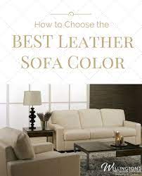 best leather sofa color