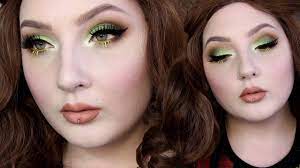 green rust smokey eye makeup tutorial