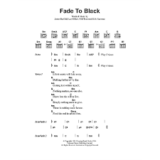 Nothing else matters start a free trial to learn songs the new way! Fade To Black Metallica Notenbuch De