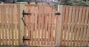 Residential Fence Gates Vinyl Wood