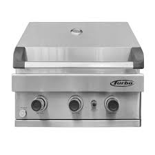 turbo 3 burner built in gas grill