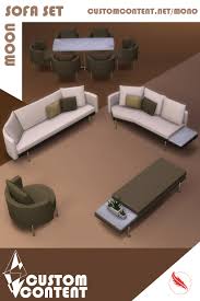 the sims 4 sofa set cc ts4 furniture