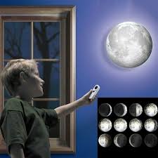 Led Wall Night Light Healing Moon Lamp Romantic W Remote Control Home Decor For Sale Online