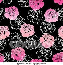 Ultra hd 4k blackpink wallpapers for desktop, pc, laptop, iphone, android phone, smartphone, imac, macbook, tablet, mobile device. Vector Art Floral Vector Pink Black Wallpaper Eps Clipart Gg68544620 Gograph