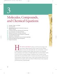 molecules compounds and chemical