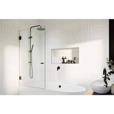 Frameless Wall Hinged Bathtub Door