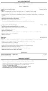 Student resume templates and job search guidelines. Hr Student Resume Sample Mintresume