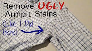 how to remove ugly yellow armpit stains