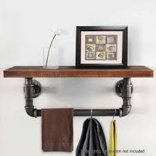 Diy Industrial Pipe Rustic Shelf