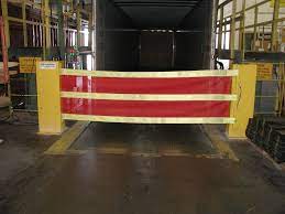 loading dock barrier applied handling