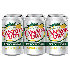 canada dry zero sugar ginger ale soda