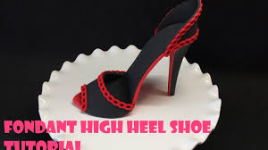 Fondant High Heel Shoe Tutorial