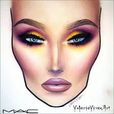 Mac Makeup Face Charts Makeupview Co
