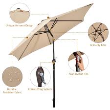10 Feet Outdoor Patio Umbrella With