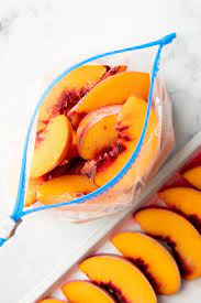 how to freeze peaches whole halved or