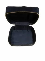 velvet makeup bag with handle cosmetic