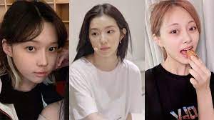 compare the bare faces of 10 kpop