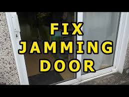 fix a sticking or heavy sliding door