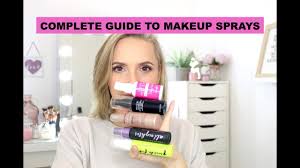 complete guide to makeup setting sprays