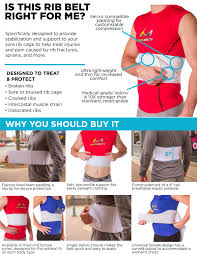 On a muscular person when the muscles stretch. Rib Injury Wrap Treatment Belt For Cracked Bruised Rib Cage Pain