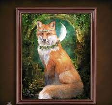 Fox Wall Art Forest Animal Wall Art Fox