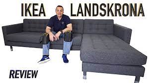 ikea landskrona 3 seat sofa with chaise