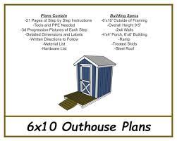 Outhouse Plans 6x10 Pdf