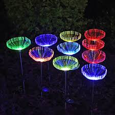 outdoor solar lights colorful led