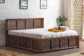 Solid Wood Brass Panache Bed With