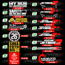 Livery bussid shd full stiker kaca : Stiker Bussid Wonderful Indonesia Png