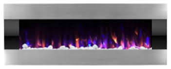 electric fireplace with led fire and