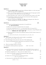 computer science sle papers xii