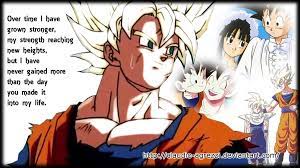 Briefly about the dragon ball z series dragon ball z is a continuation of the adventures of goku and his friends from the previous part. Dragon Ball Z Quotes About Life Quotesgram