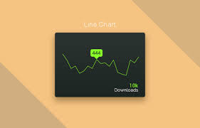 Line Chart Psd Free Download