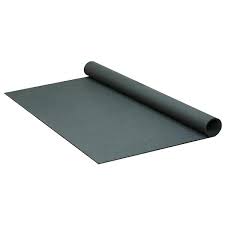 goodyear reuz rubber flooring rolls 3mm x 48 x 10ft black