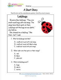 kindergarten short stories ladybugs