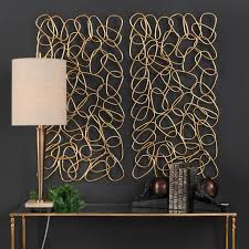 Uttermost In The Loop Gold Wall Art Set