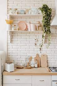 White Kitchen Utensil Shelf Interior