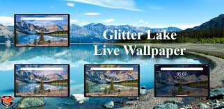 app free glitter lake live wallpaper