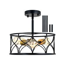 Wrought Iron Ceiling Lamp