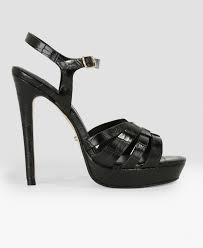 Black Missour High Heel Sandals