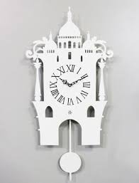 Pendulum Castle Wall Clock Modern