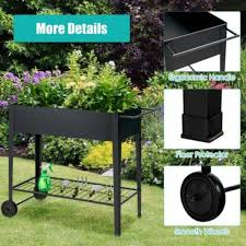 Wellfor Black Iron Raised Bed With