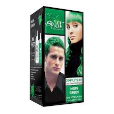 neon green semi permanent hair dye