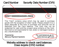The assigned pin number is the last four digits of the card number. Card Manager