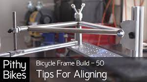 bicycle frame build 50 alignment tips