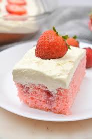 fresh strawberry poke cake it is a keeper
