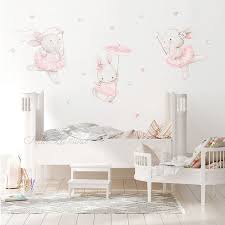 Fabric Wall Decal Ballerinas Nursery