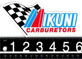 IKUNI CARBURETORS STICKER Ikuni Carburetors 6 in x 2.75 in Automotive Decal  | eBay
