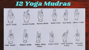 to draw yoga mudras